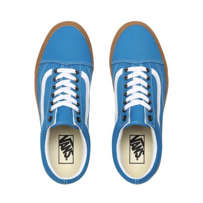 Vans Gum Old Skool - Erkek Spor Ayakkabı (Mavi)